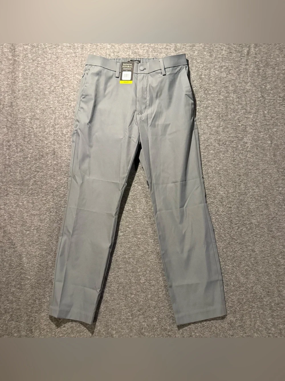 Banana Republic Commuter Flex Pants Mens 32x29 Gray Athletic Fit Stretch NWT